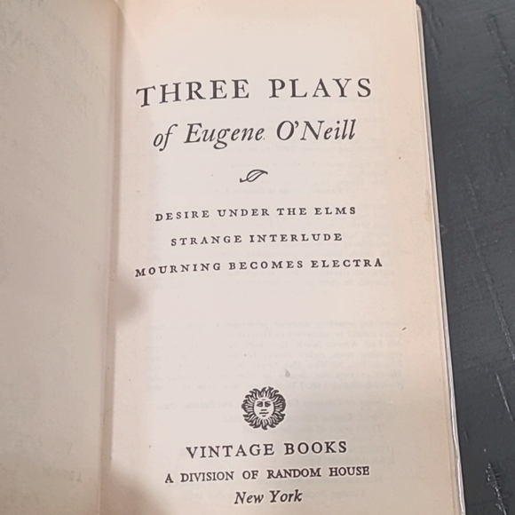 VTG Eugene O'Neil 3 Plays Book - Picture 4 of 5